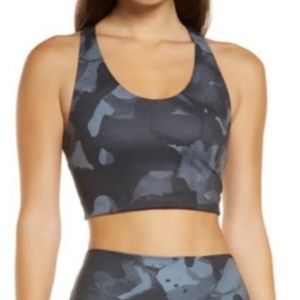 🌟5 for $25🌟 Studio Lite Longline Sports Bra in Grey Depths Say My Name Camo